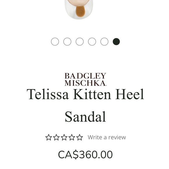 Badgley Mischka Telissa Kitten Heel - Picture 2 of 9